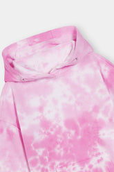 Pink Tie-Dye Hoodie – Pullover Style with Front Kangaroo Pocket